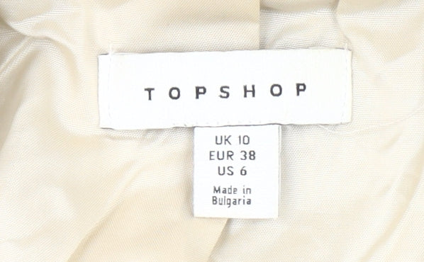 Womens UK Size 10 Topshop Grey Blazer