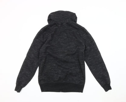 Admiral Mens Black Full Zip Hoodie Size S Regular Fit Gym Training
