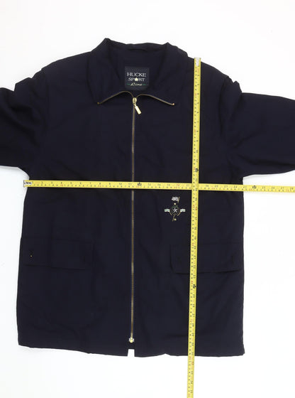 Hucke Sport Line Women’s Blue Cotton Mid-Length Jacket Size 12