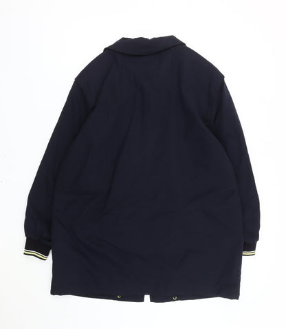 Hucke Sport Line Women’s Blue Cotton Mid-Length Jacket Size 12