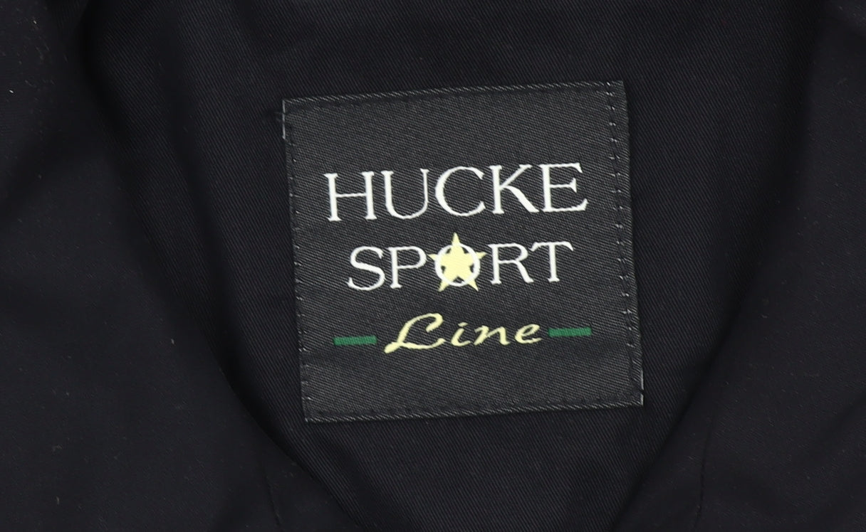 Hucke Sport Line Women’s Blue Cotton Mid-Length Jacket Size 12