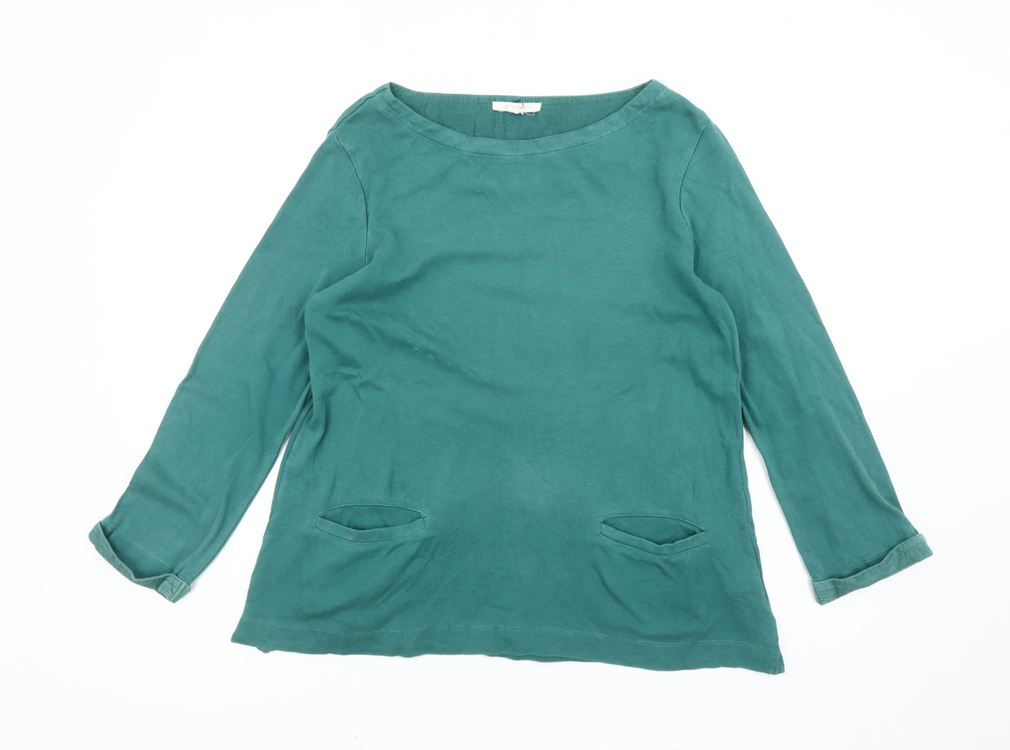 Womens UK Size 12 White Stuff Green Tunic Blouse