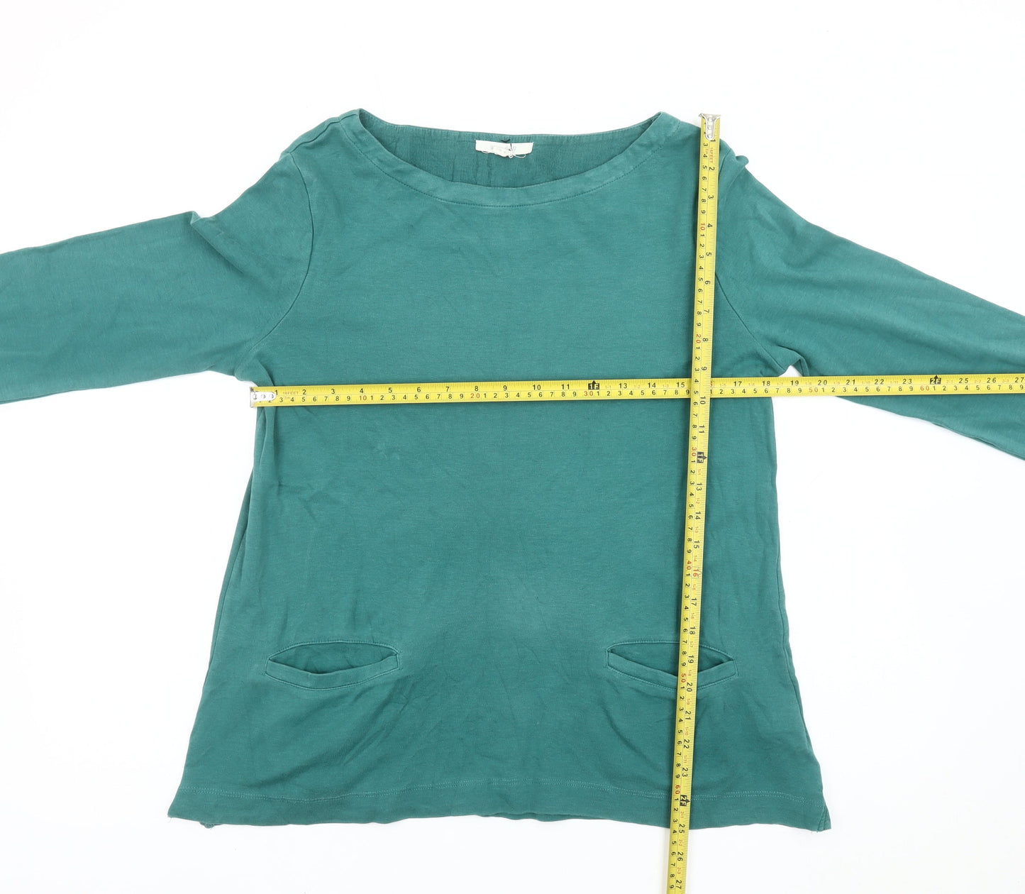 Womens UK Size 12 White Stuff Green Tunic Blouse