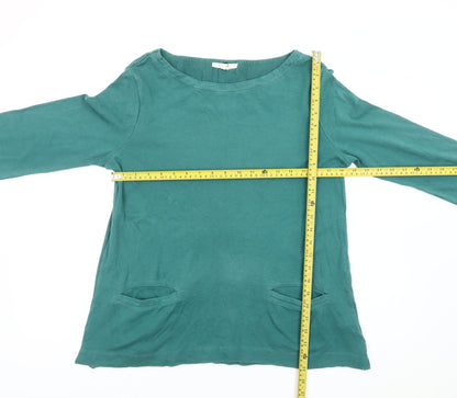 Womens UK Size 12 White Stuff Green Tunic Blouse