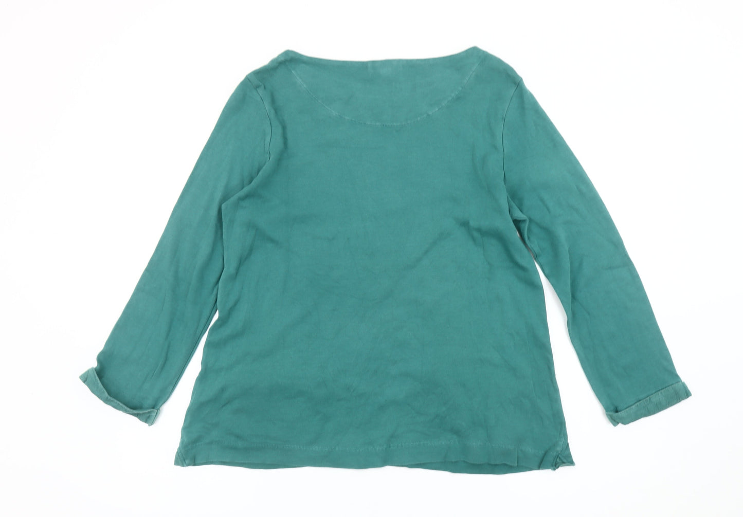Womens UK Size 12 White Stuff Green Tunic Blouse