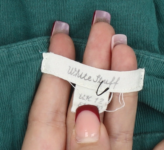 Womens UK Size 12 White Stuff Green Tunic Blouse