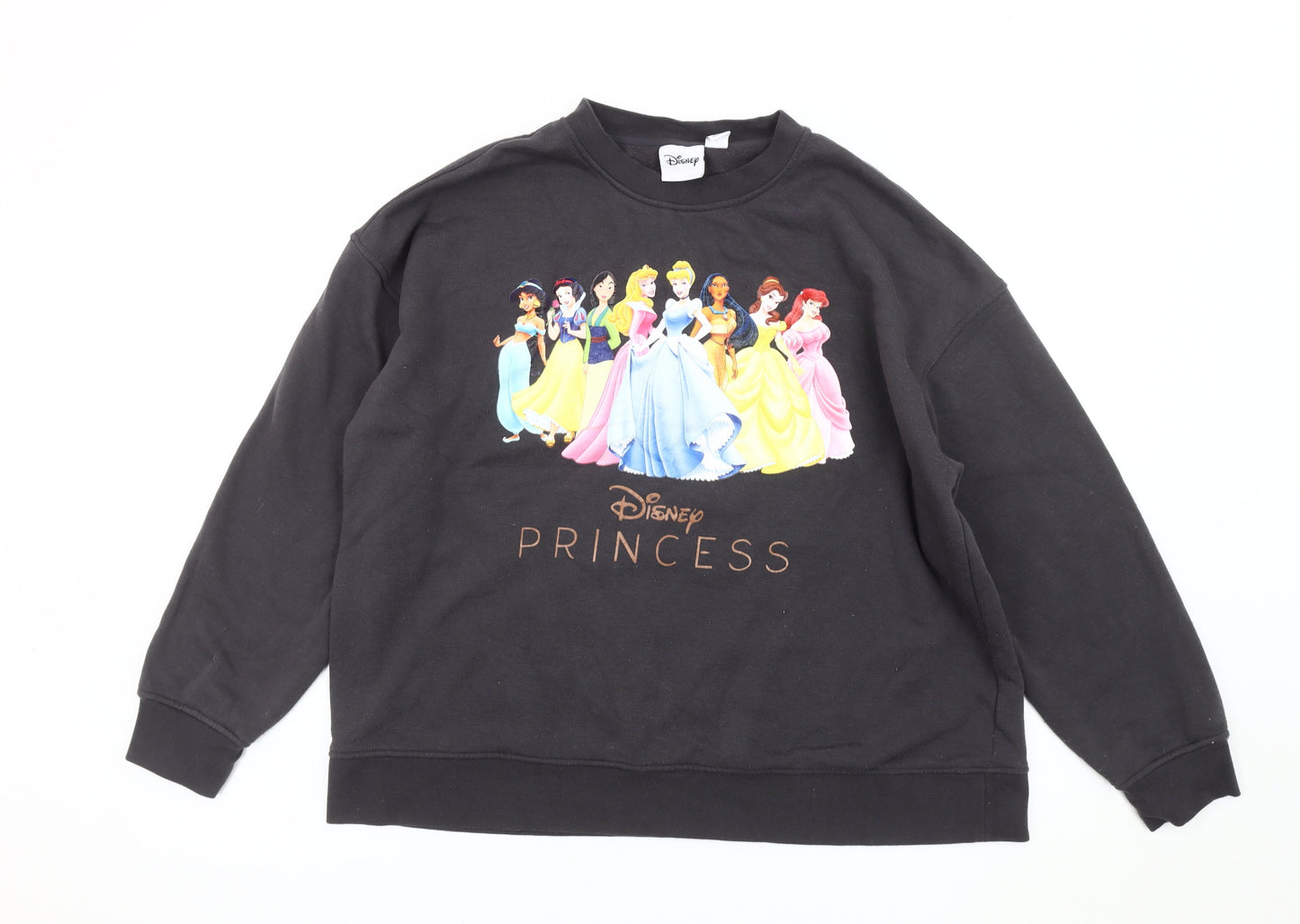 Womens UK Size L Disney Black Pullover Sweatshirt