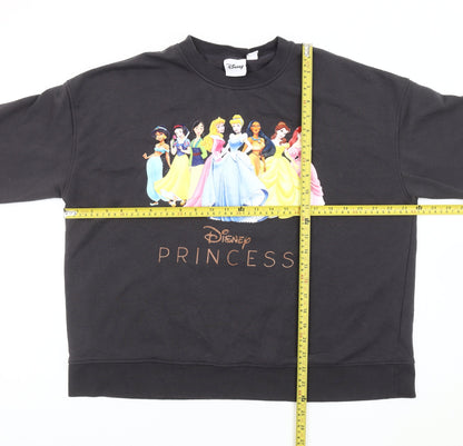 Womens UK Size L Disney Black Pullover Sweatshirt
