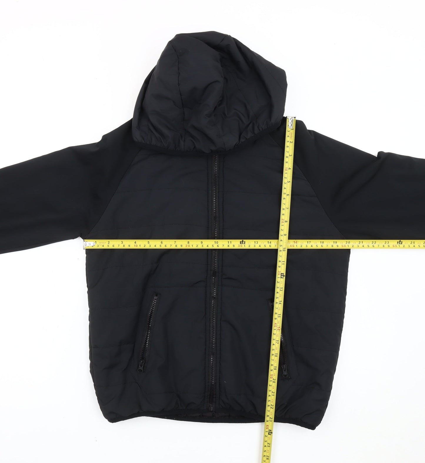 Womens UK Size 10 Threadbare Black Puffer Jacket