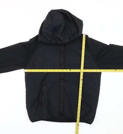 Womens UK Size 10 Threadbare Black Puffer Jacket