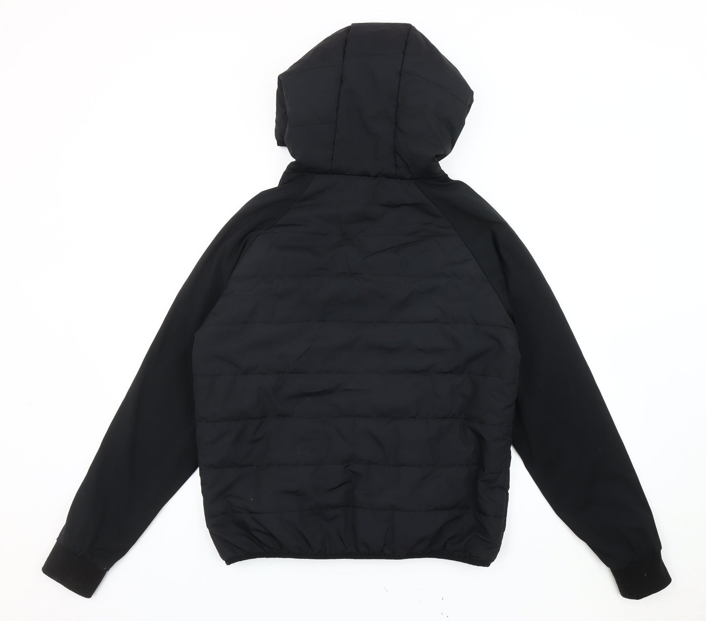 Womens UK Size 10 Threadbare Black Puffer Jacket