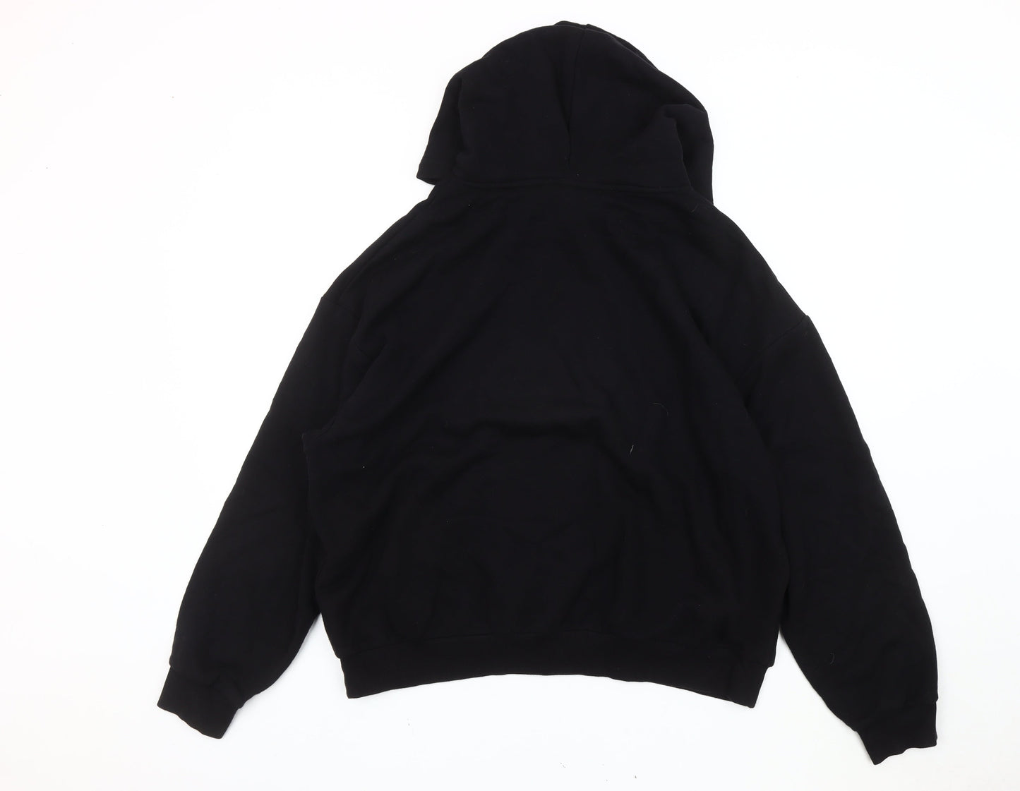 Unisex Adults UK Size M Monki Black Pullover Hoodie