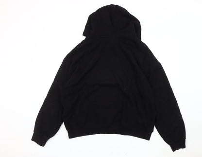Unisex Adults UK Size M Monki Black Pullover Hoodie