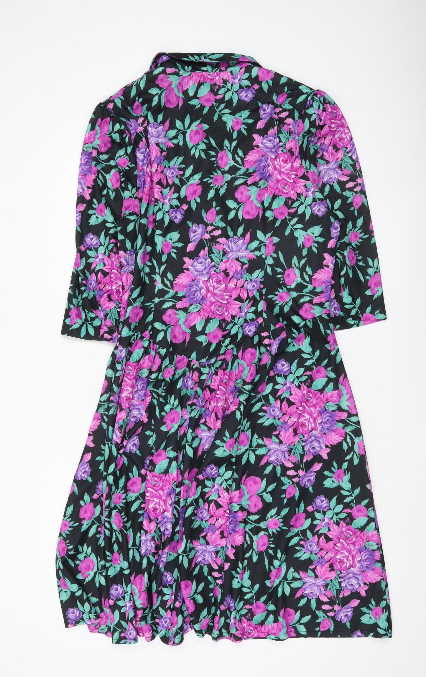 Debenhams Women’s Floral Fit & Flare Dress Size 18 Multicoloured