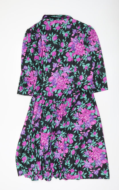 Debenhams Women’s Floral Fit & Flare Dress Size 18 Multicoloured