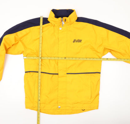 Mens UK Size M View From Yellow Windbreaker Coat