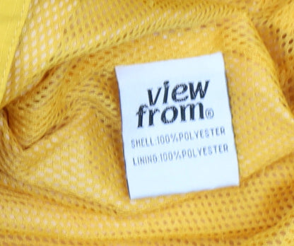 Mens UK Size M View From Yellow Windbreaker Coat