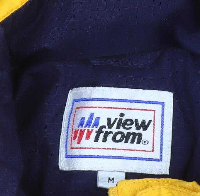Mens UK Size M View From Yellow Windbreaker Coat