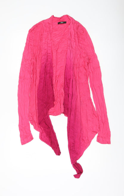 Womens UK Size 10 Marks and Spencer Pink Wrap Jumper