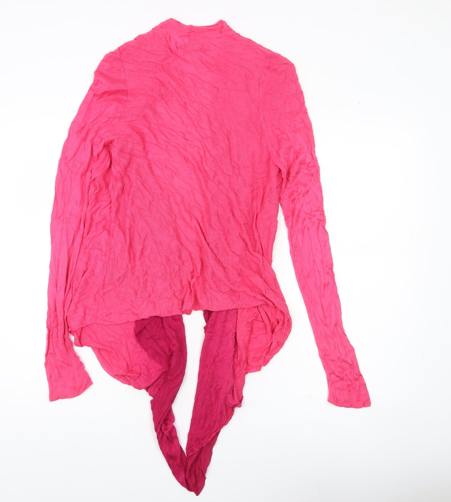 Womens UK Size 10 Marks and Spencer Pink Wrap Jumper