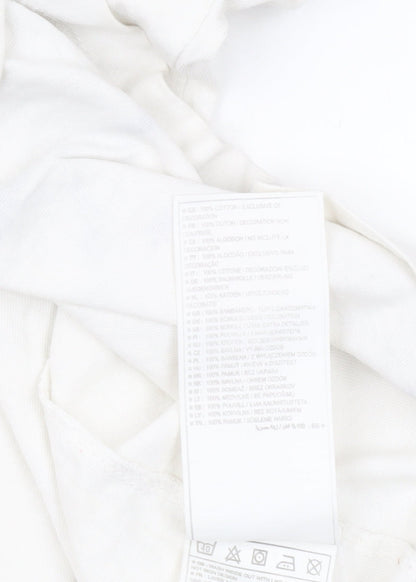 Nike Men’s White Just Do It Graphic T-Shirt Size S Regular Fit