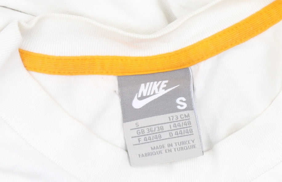 Nike Men’s White Just Do It Graphic T-Shirt Size S Regular Fit