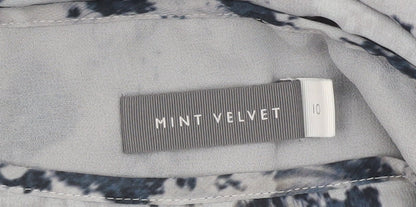 Womens UK Size 10 Mint Velvet Multicoloured Tunic Blouse