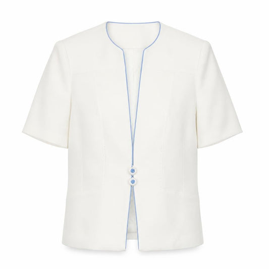 Womens UK Size 10 Jacques Vert Regular Ivory Suit Jacket