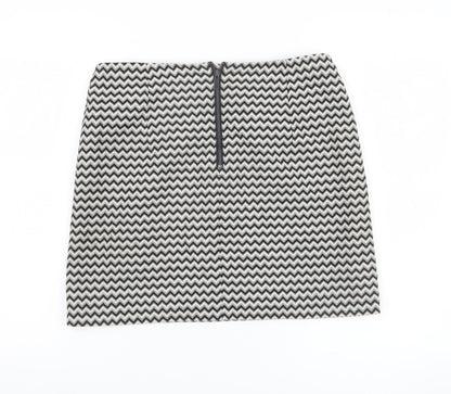 Marks and Spencer Women’s Black Geometric Pencil Skirt Size 12