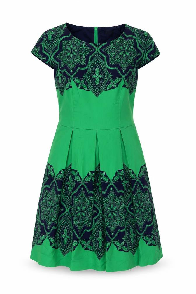 Womens UK Size 12 Oasis A-Line Twill Skirt