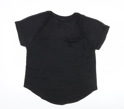 Womens UK Size 14 NEXT Black Basic T-Shirt