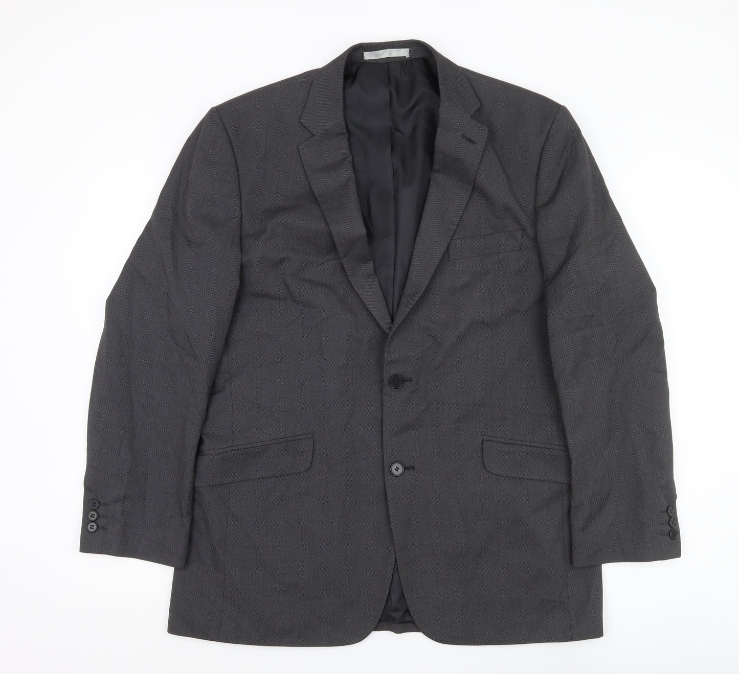 Mens UK Size 42 Burton Regular Grey Suit Jacket