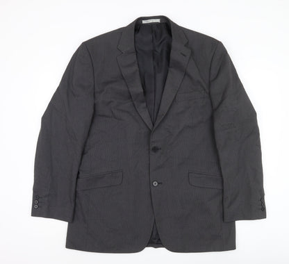 Mens UK Size 42 Burton Regular Grey Suit Jacket