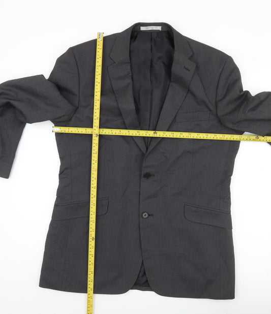 Mens UK Size 42 Burton Regular Grey Suit Jacket