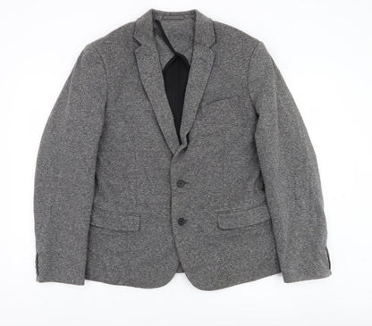 Mens UK Size 42 New Look Regular Grey Suit Jacket