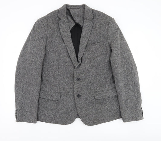 Mens UK Size 42 New Look Regular Grey Suit Jacket