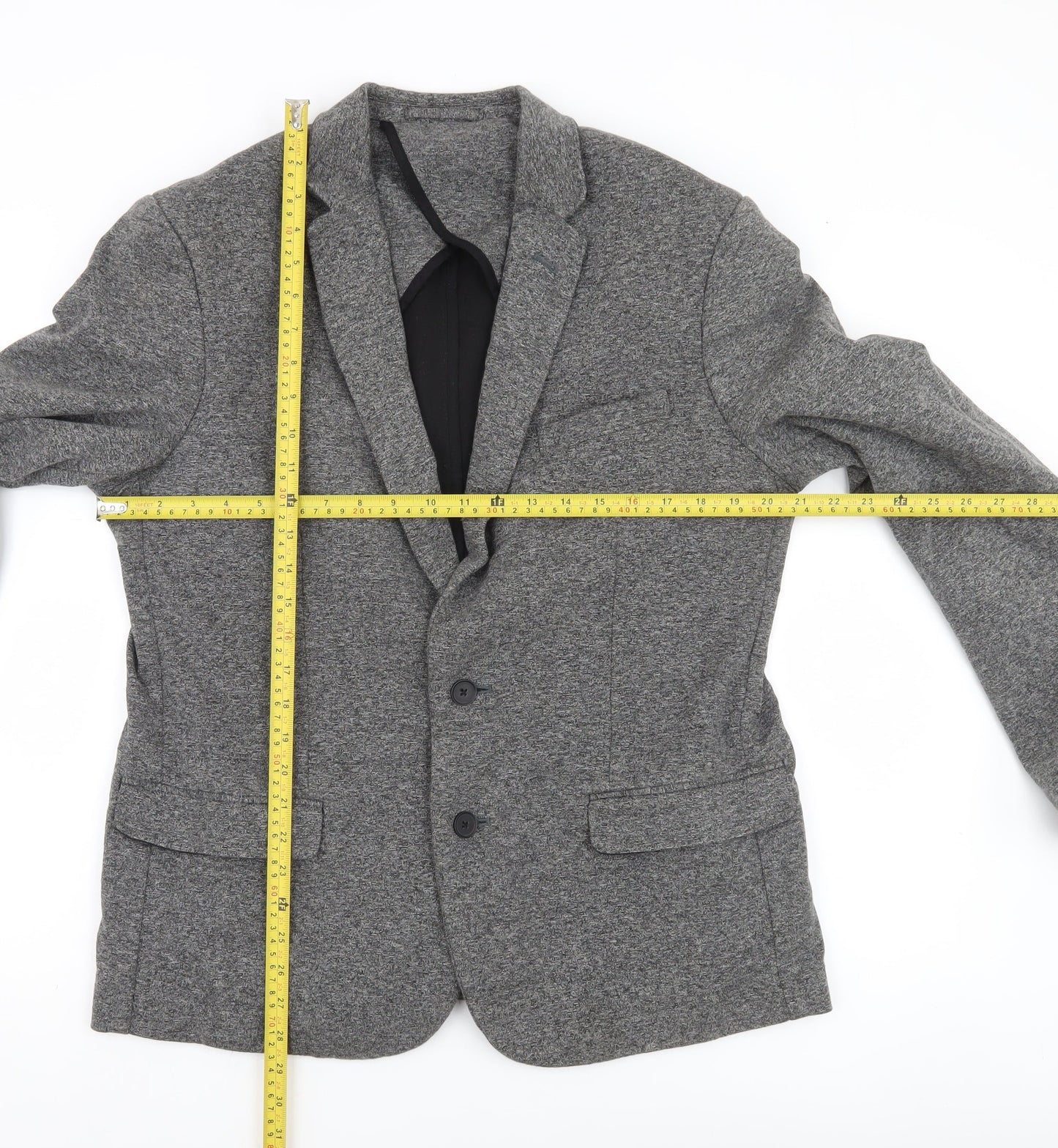 Mens UK Size 42 New Look Regular Grey Suit Jacket