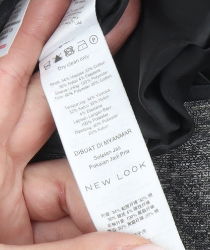 Mens UK Size 42 New Look Regular Grey Suit Jacket