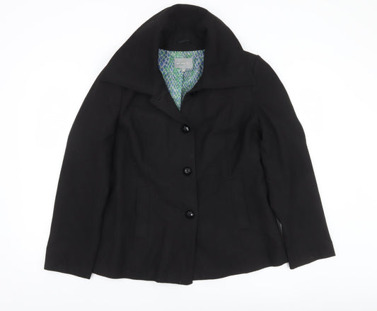 Womens UK Size 14 Marks and Spencer Black Basic Jacket