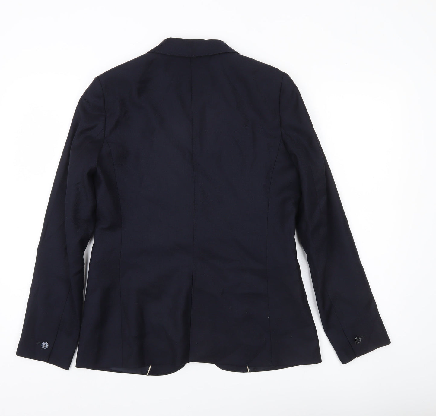 Massimo Dutti Womens Blue Size 12 Tailored Blazer Jacket