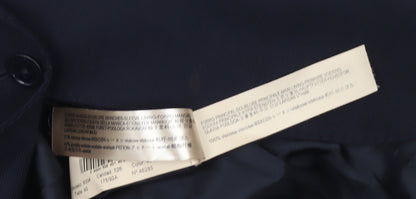 Massimo Dutti Womens Blue Size 12 Tailored Blazer Jacket