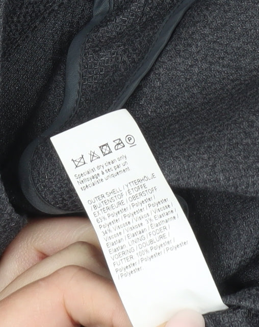 Mens UK Size 42 River Island Regular Grey Suit Jacket