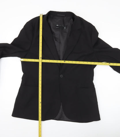 Mens UK Size 44 ASOS Design Regular Black Suit Jacket