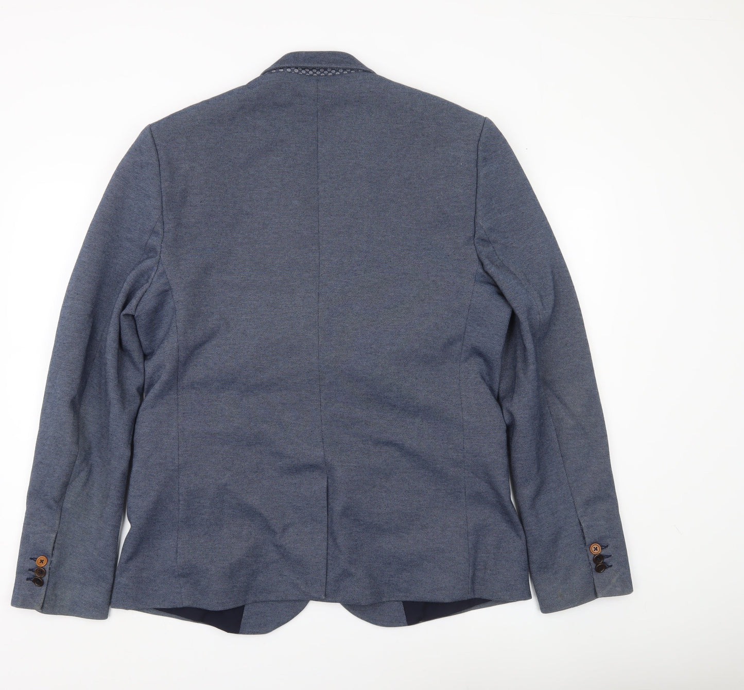 Mens UK Size L Burton Menswear Regular Blue Suit Jacket
