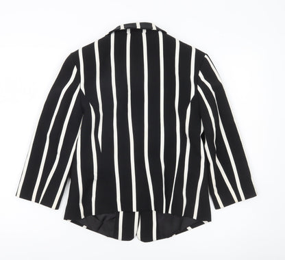 Atmosphere Women’s Black Striped Blazer Jacket UK 12 Regular Fit