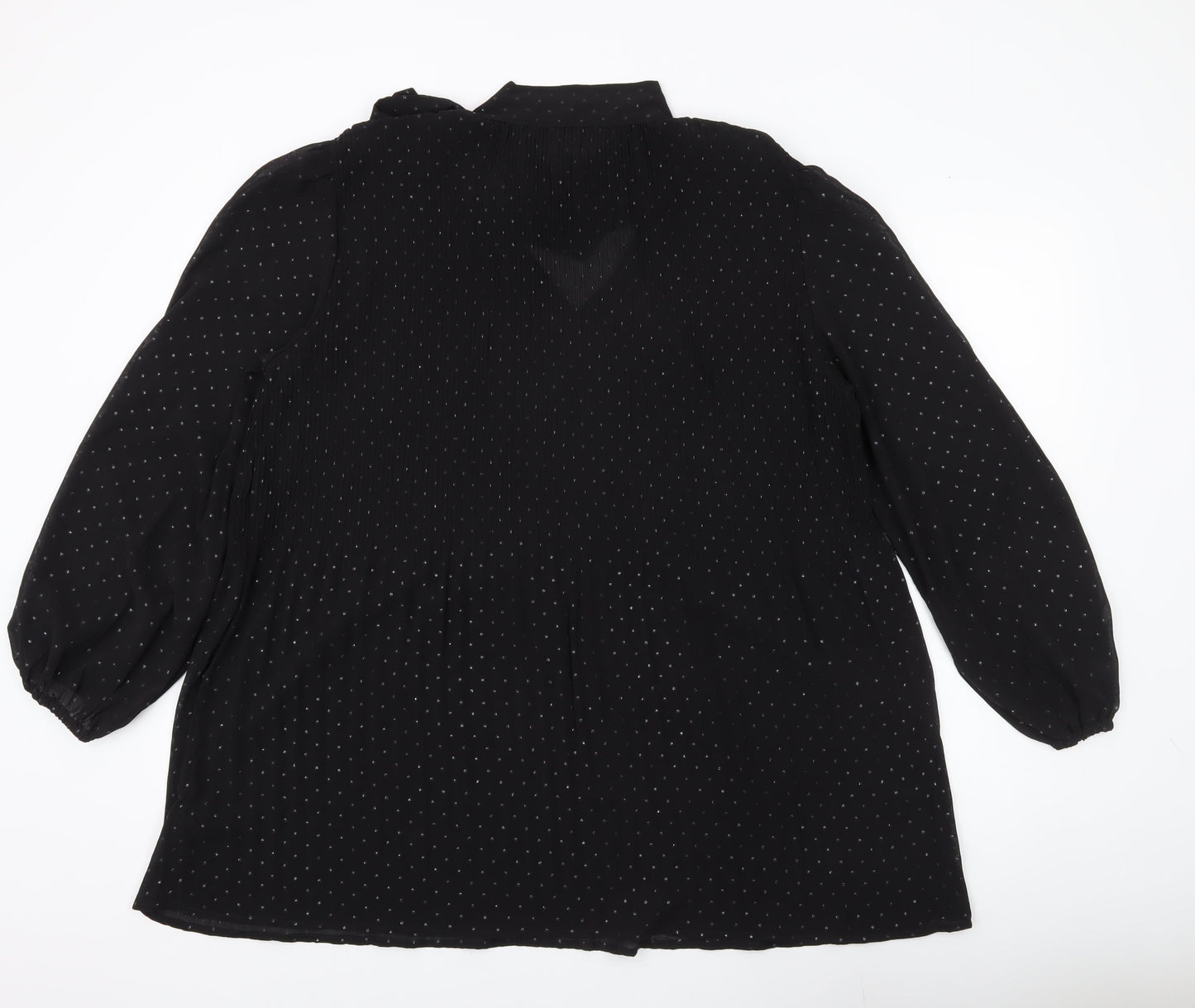 Womens UK Size L Monsoon Black Tunic Blouse