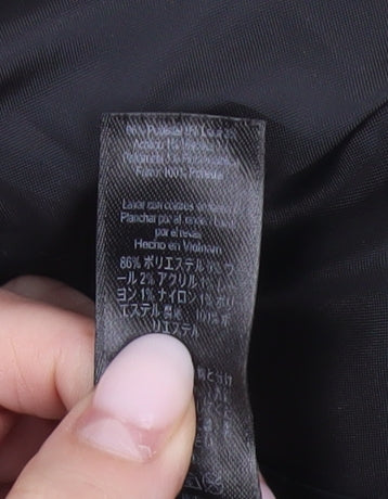 George Women’s Ivory Check Tweed Mid-Length Coat Size 14