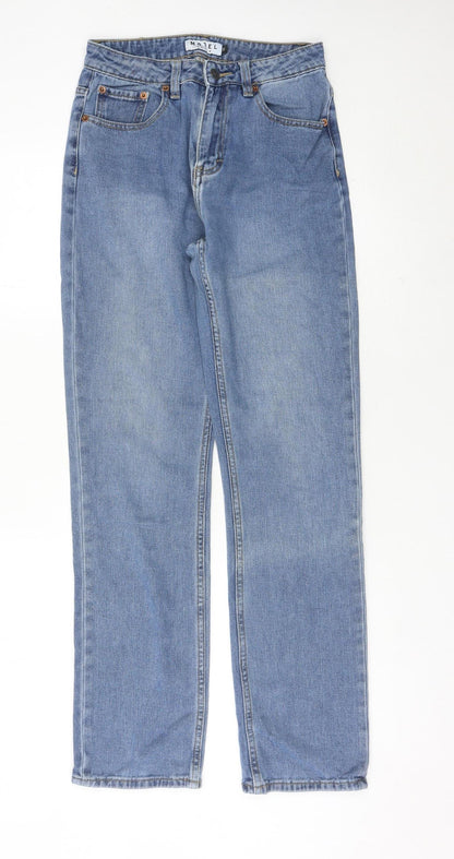 Motel Womens Blue XS Straight Leg 100% Cotton Jeans