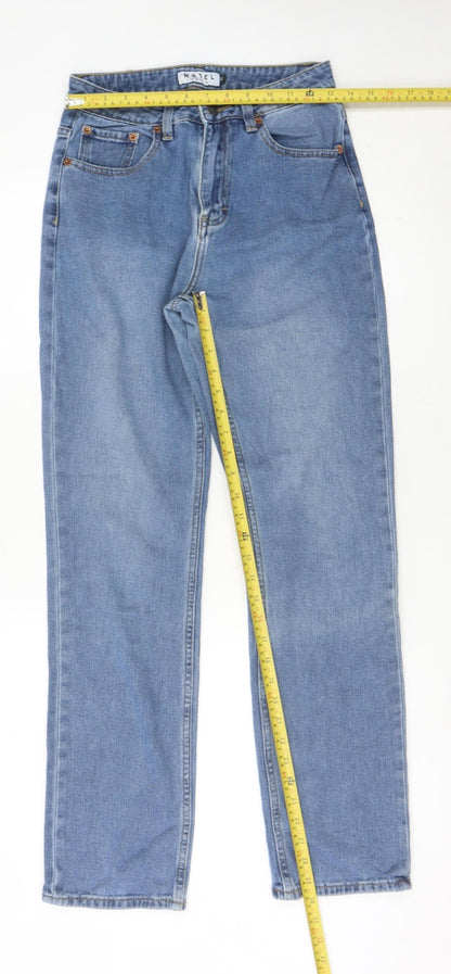 Motel Womens Blue XS Straight Leg 100% Cotton Jeans