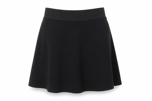 Women's Black Petite A-Line Skirt Size 12 Knee Length